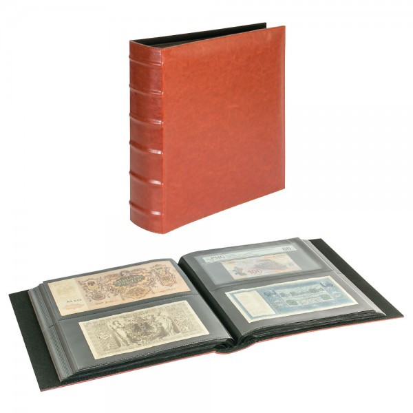 LINDNER Universalalbum FIRMO XL für 224 extra lange Belege Rot