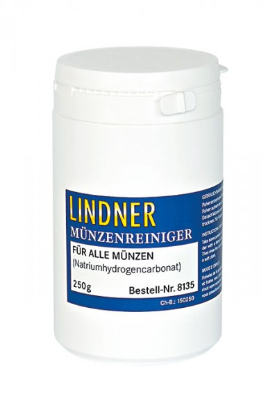 LINDNER Münzen-Reinigungspulver auf Natron-Basis, 250 g