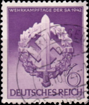 Briefmarken Deutsches Reich 1942, Mi.Nr. 818, Wehrkampftage, Gestempelt