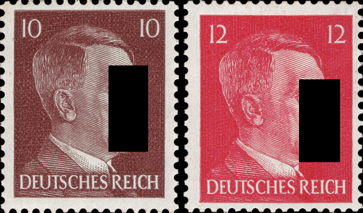 Briefmarken Deutsches Reich 1942, Mi.Nr. 826-827, Freimarken Bdr., Postfrisch