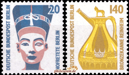 Briefmarken Berlin 1989, Mi.Nr. 831-832, Freimarken: Sehenswürdigkeiten (V). Postfrisch
