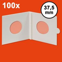 HARTBERGER Münzrähmchen 37,5 mm, selbstklebend, 100er-Packung