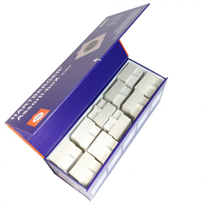 HARTBERGER Assorti-boX EURO, Münzrähmchen selbstklebend, sortiert
