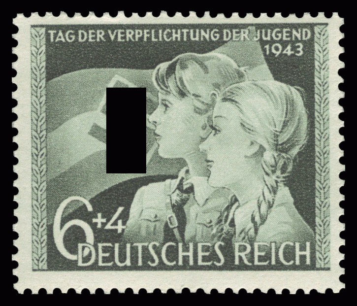 Briefmarken Deutsches Reich 1943, Mi.Nr. 843, Jugend, Postfrisch