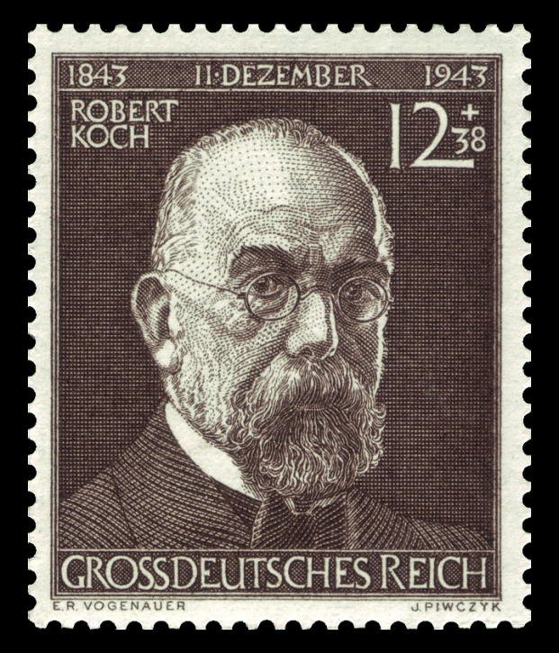 Briefmarken Deutsches Reich 1944, Mi.Nr. 864, Prof. Dr. Robert Koch, Postfrisch
