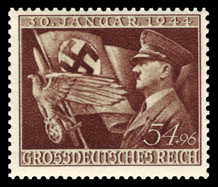 Briefmarken Deutsches Reich 1944, Mi.Nr. 865, Machtergreifung, Postfrisch