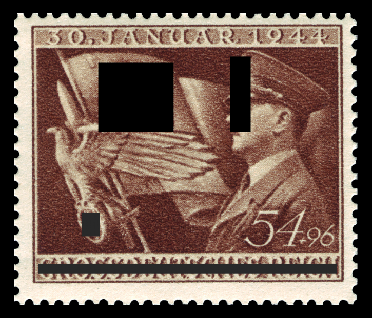 Briefmarken Deutsches Reich 1944, Mi.Nr. 865, Machtergreifung, Postfrisch