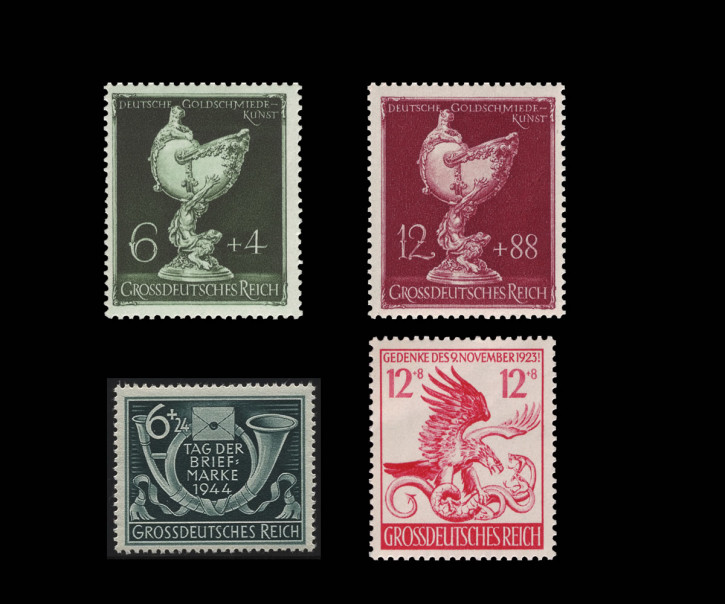 Briefmarken Deutsches Reich 1944, Mi.Nr. 902-906, Postfrisch