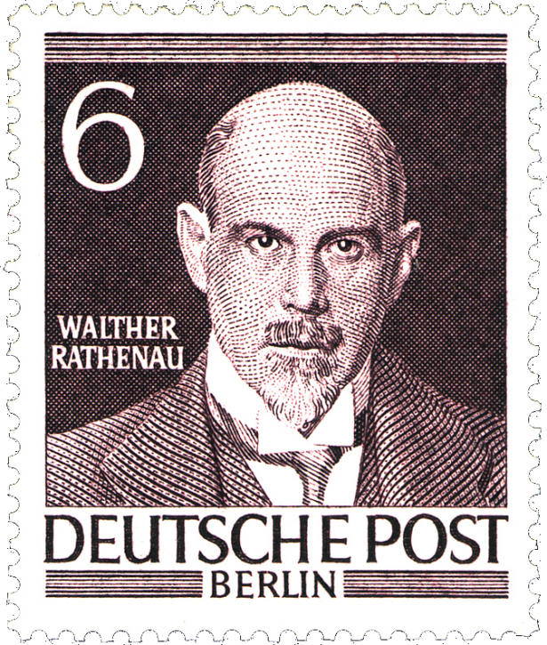 Briefmarken Berlin Mi.Nr. 93, Walther Rathenau. Postfrisch