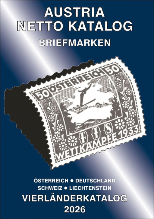 Austria Netto Katalog (ANK) Briefmarken Vierländer 2026 - Bestellbar ab 30.11.2025