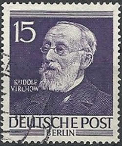 Briefmarken Berlin Mi.Nr. 96, Prof. Rudolf Virchow. Gestempelt