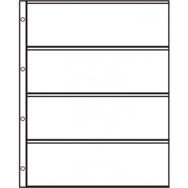 HARTBERGER SYSTEM-Seite mit 4 Streifen (226 x 73 mm), 5er-Packung (S-4)