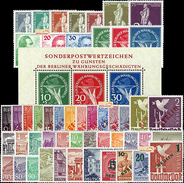 Briefmarken Berlin Jahrgang 1949 Postfrisch - komplett