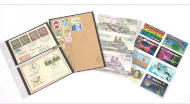 KOBRA Ersatzblätter für Doppel-FDC-, Banknoten- und Münzkarten-/Coincards-/Telefonkartenalben