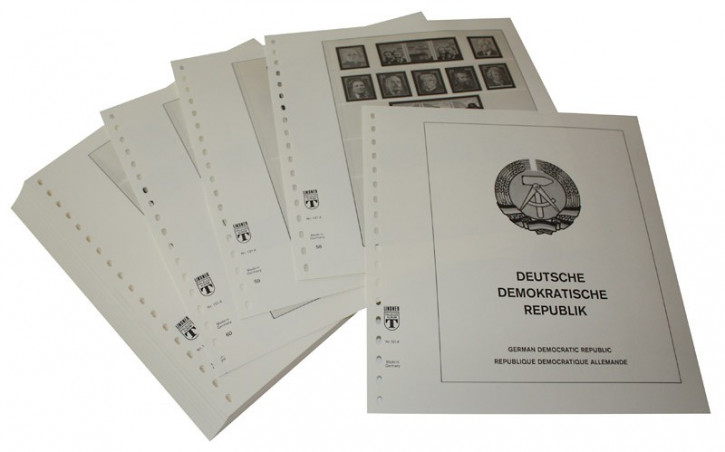 LINDNER Deutschland Deutsche Demokratische Republik - Vordruckblätter Jahrgang 1975-1979