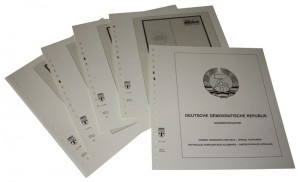 LINDNER Deutschland Sonderpostkarten Deutsche Demokratische Republik - Vordruckblätter Jahrgang 1985-1990