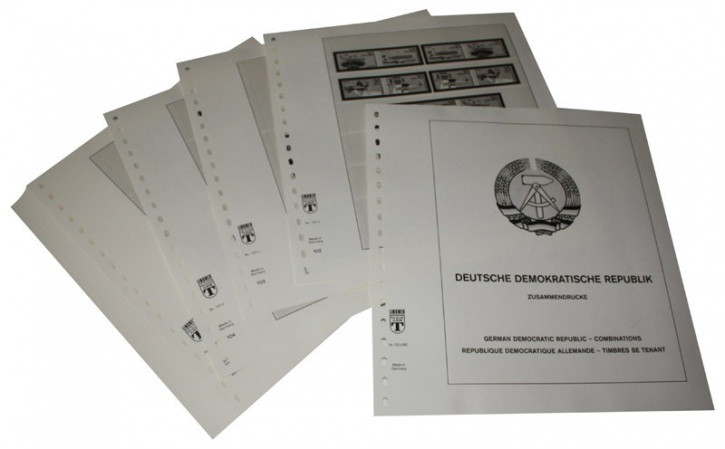 LINDNER Deutschland Deutsche Demokratische Republik - Vordruckblätter Jahrgang 1985-1990