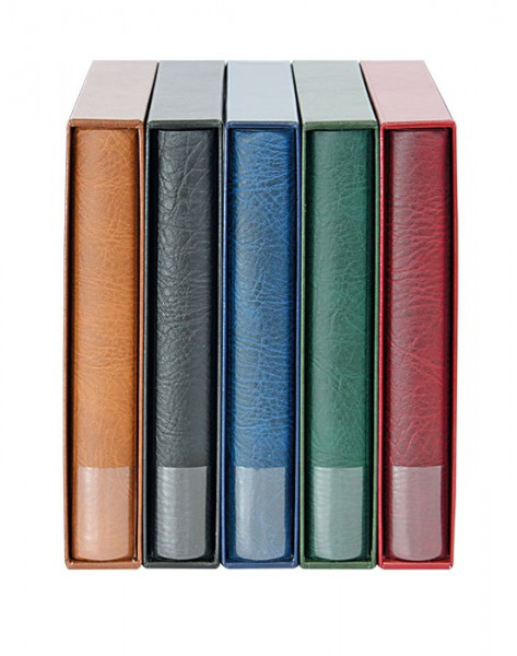 LINDNER Set: Ringbinder RONDO REGULAR mit Schutzkassette. In 5 Farben zur Auswahl.