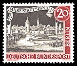 Briefmarken Berlin 1957 Mi.Nr. 159, 725 Jahre Stadt Spandau. Postfrisch