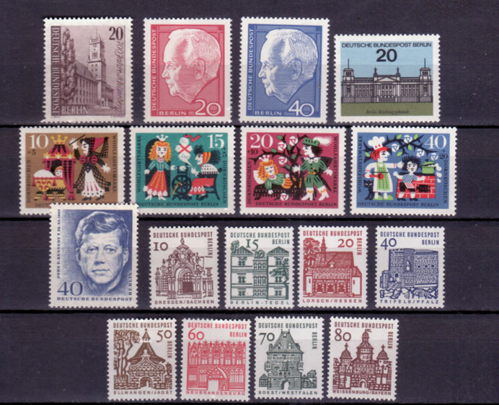 Briefmarken Berlin Jahrgang 1964 Postfrisch - komplett
