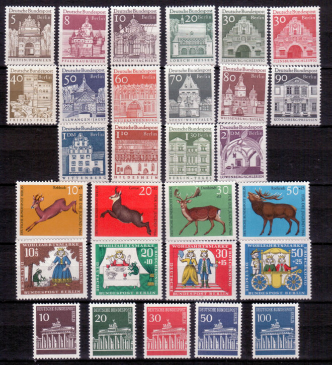 Briefmarken Berlin Jahrgang 1966 Postfrisch - komplett