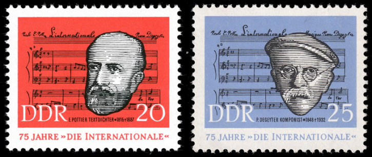 Briefmarken: DDR 1963 Mi.Nr. 966- 967, Die Internationale, Postfrisch