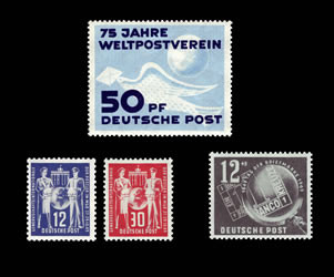 Briefmarken DDR Jahrgang 1949 Postfrisch