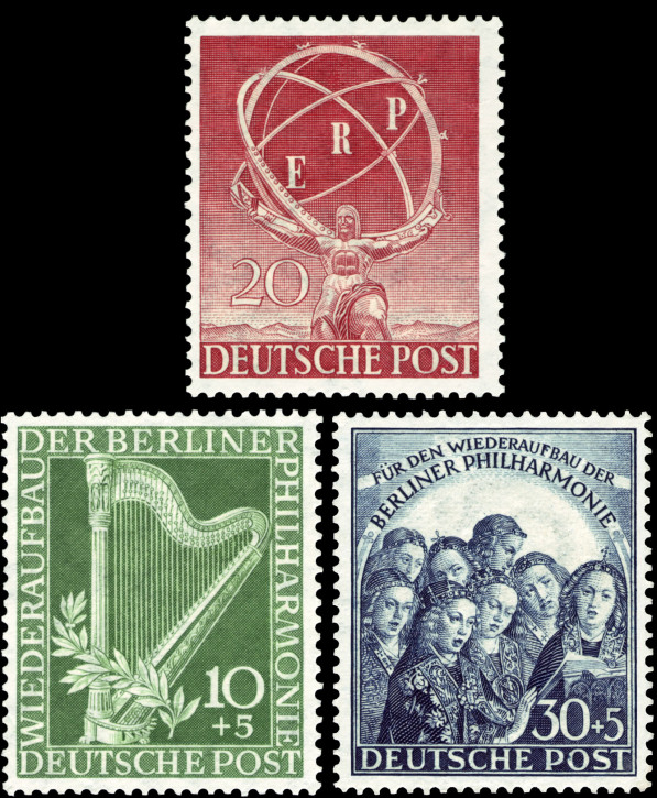 philaseum Briefmarken Berlin 1950
