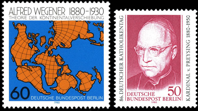 Briefmarken Berlin 1980, Lot aus Mi.Nr. 616, 624, Postfrisch