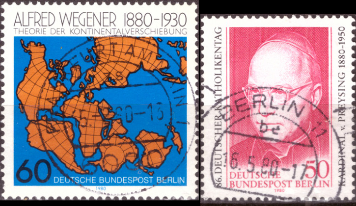 Briefmarken Berlin 1980, Lot aus Mi.Nr. 616, 624, Gestempelt
