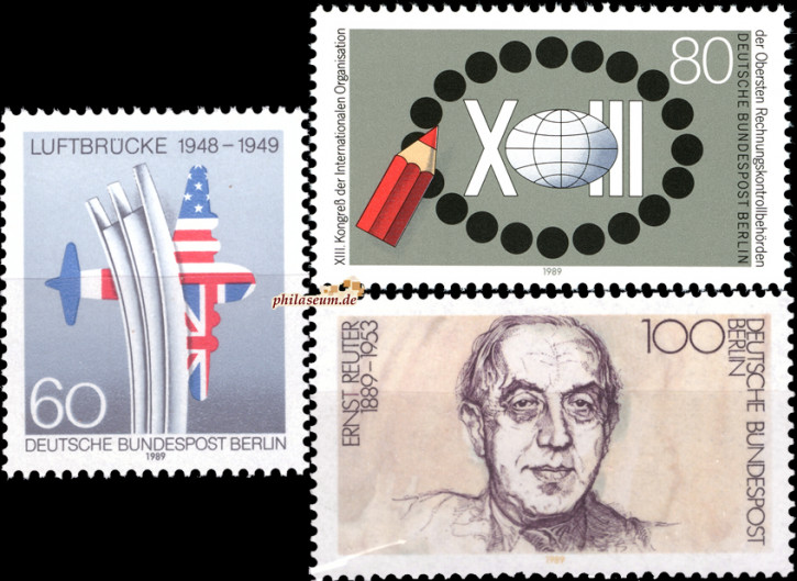 Briefmarken Berlin 1989, Lot aus Mi.Nr. 842, 843, 846, Postfrisch