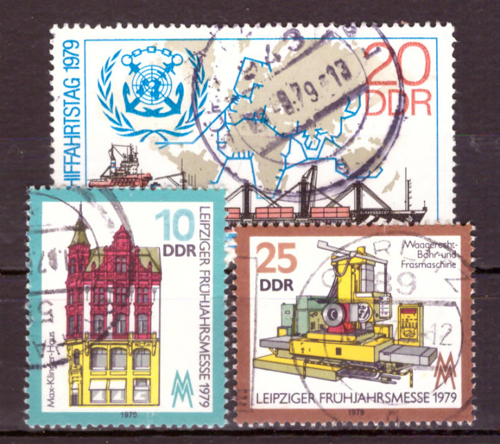 Briefmarken: DDR 1979, Mi.Nr. 2403-2404, 2405, Gestempelt