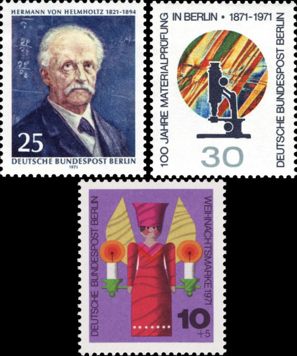 Briefmarken Berlin 1971, Lot aus Mi.Nr. 401, 416-417, Postfrisch