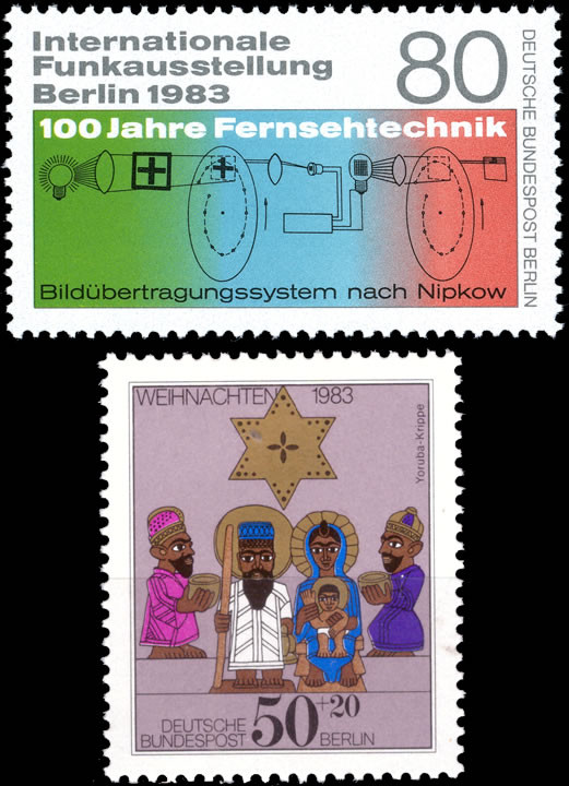 Briefmarken Berlin 1983, Lot aus Mi.Nr. 702, 707, Postfrisch