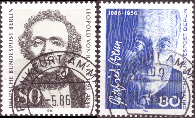 Briefmarken Berlin 1986: Lot aus Mi.Nr. 759-760. Gestempelt