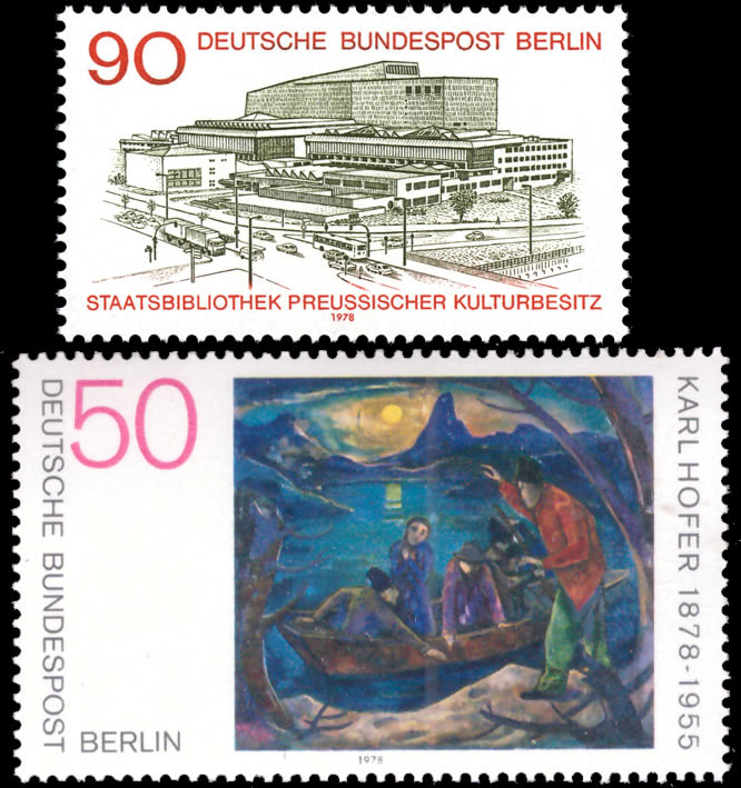 Briefmarken Berlin 1978, Lot aus Mi.Nr. 572, 577, Postfrisch