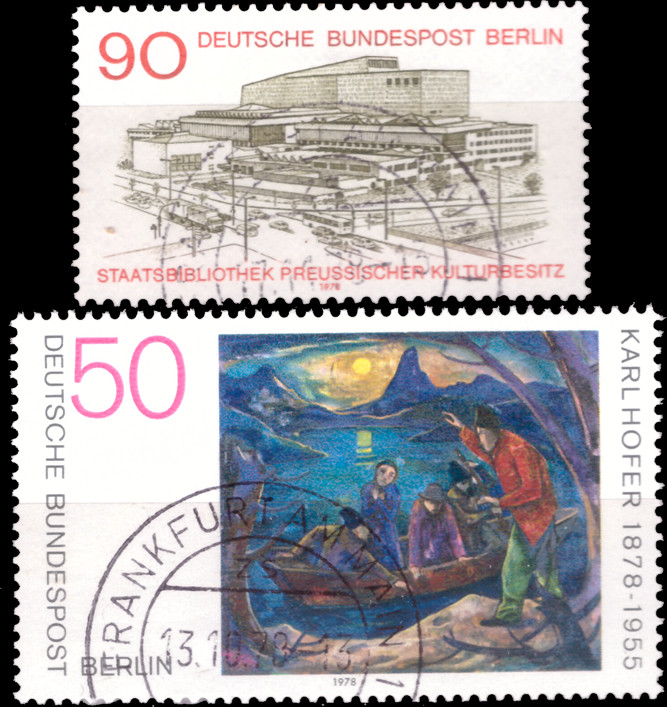 Briefmarken Berlin 1978, Lot aus Mi.Nr. 572, 577, Gestempelt
