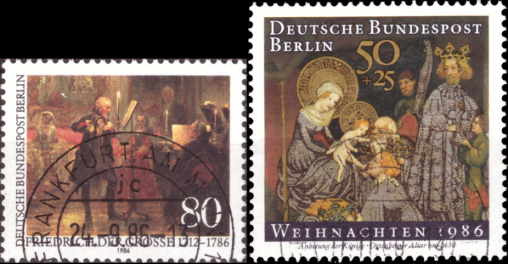 Briefmarken Berlin 1986: Lot aus Mi.Nr. 764, 769, Gestempelt