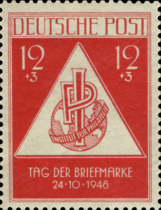 Briefmarken SBZ 1948, Mi.Nr. 228, Tag der Briefmarke. Postfrisch