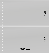 Lindner Komplettangebot: Ringbinder-Set REGULAR (1124) Blau inkl. 2 Packungen Omnia-Blätter 010P weiß