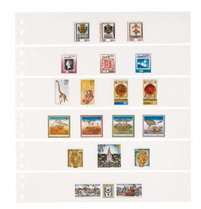 Lindner Komplettangebot: Ringbinder-Set REGULAR (1124) Blau inkl. 2 Packungen Omnia-Blätter 014P weiß