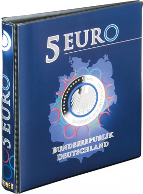 LINDNER Vordruckalbum 5 Euro-Sammlermünzen Bundesrepublik Deutschland