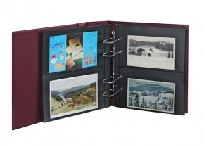 LINDNER Multi collect Ringbinder REGULAR. Weinrot.