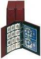 LINDNER Set Multi collect: Ringbinder REGULAR 1300 mit Schutzkassette 1301. Weinrot.