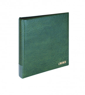 LINDNER Banknotenalbum RONDO mit 10 Banknotenblättern, inkl. Schutzkassette - Grün