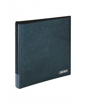 LINDNER Set: Ringbinder RONDO REGULAR mit Schutzkassette. Schwarz