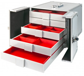 Lindner Boxen-Koffer Aluminium MB 10, 255 x 340 x 255 mm