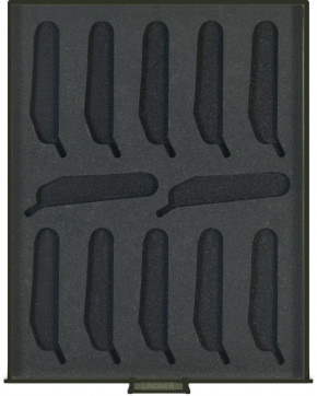LINDNER Sammel- /Präsentationsbox für 12 schweizer Taschenmesser VICTORINOX* Modelle "Pioneer" und "Farmer"