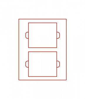 LINDNER d-Box STANDARD mit rechteckigen Fächern für 2 x 5 original Euro-Kursmünzen-Sätze Deutschland in Stempelglanz (bis 2014)