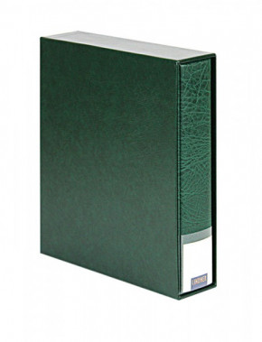 LINDNER Set PUBLICA M: Ringbinder 3530 mit Schutzkassette 3531 in Grün